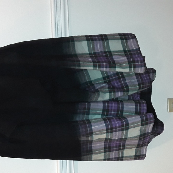 NEW Marc Le Bihan kilt plaid wool dress 38 - Picture 2 of 10